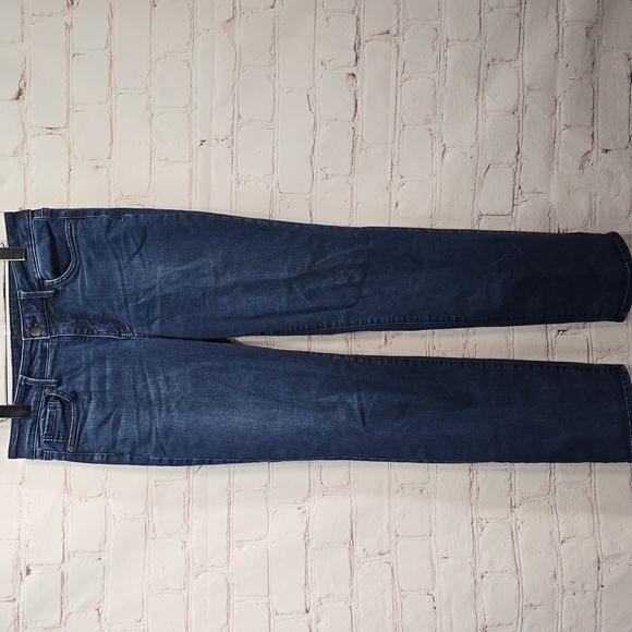 NYDJ Marilyn Straight Jeans Style# MDNAMS2678 Lift Tuck Studded Womens Size 8 - Picture 1 of 15